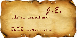 Jári Engelhard névjegykártya